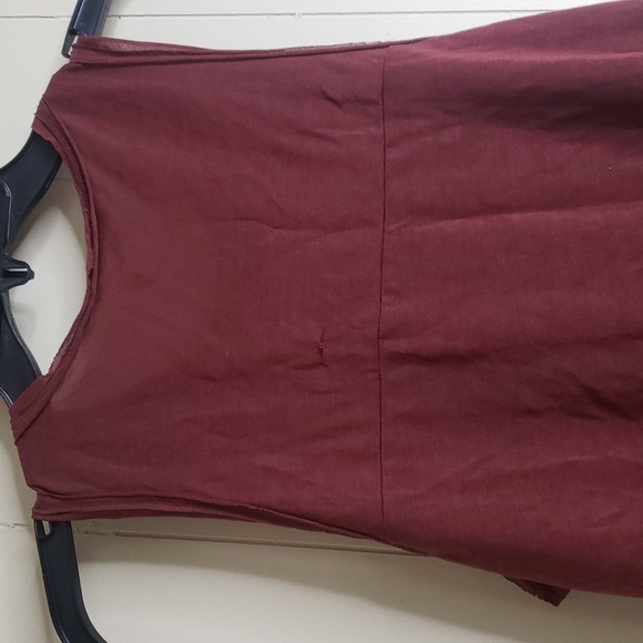 Koral Sleeveless Workout  Tunk Burgundy Small - Picture 6 of 7